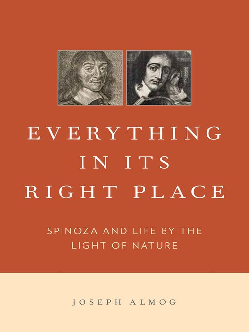 Title details for Everything in Its Right Place by Joseph Almog - Available